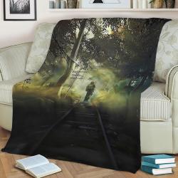 Metro Exodus Fleece Throw Blanket Meaningful Gift For Halloween Christmas