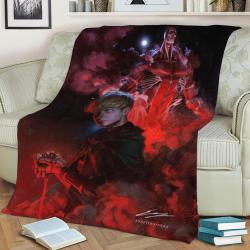 Attack On Titan Armin V1 Fleece Throw Blanket Meaningful Gift For Halloween Christmas