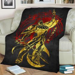 Escanor Seven Deadly Sins Fleece Throw Blanket Meaningful Gift For Halloween Christmas