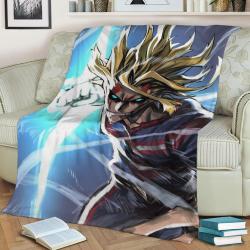 My Hero Academia All Might Fleece Throw Blanket Meaningful Gift For Halloween Christmas