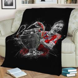 Bastian Schweinsteiger Fleece Throw Blanket Meaningful Gift For Halloween Christmas