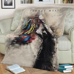 Lionel Messi Fleece Throw Blanket Meaningful Gift For Halloween Christmas