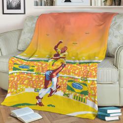 Pele Fleece Throw Blanket Meaningful Gift For Halloween Christmas