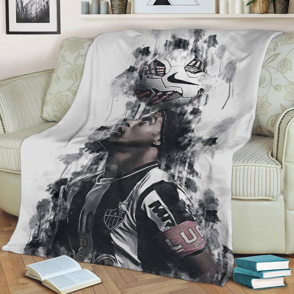 Ronaldinho Fleece Throw Blanket Meaningful Gift For Halloween Christmas