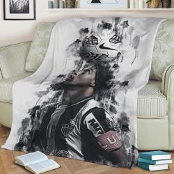 Ronaldinho Fleece Throw Blanket Meaningful Gift For Halloween Christmas