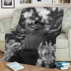 Tiger Woods Fleece Throw Blanket Meaningful Gift For Halloween Christmas