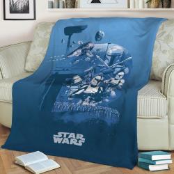 Boba Fett Fleece Throw Blanket Meaningful Gift For Halloween Christmas