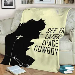 Cowboy Bebop Fleece Throw Blanket Meaningful Gift For Halloween Christmas