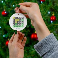 2022 Funny Wordle Lover Ornament Gift Perfect And Unique Gifts For Family On Christmas Holiday