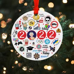 2022 Gas Pandemic Christmas Decor Ornament Perfect And Unique Gifts For Family On Christmas