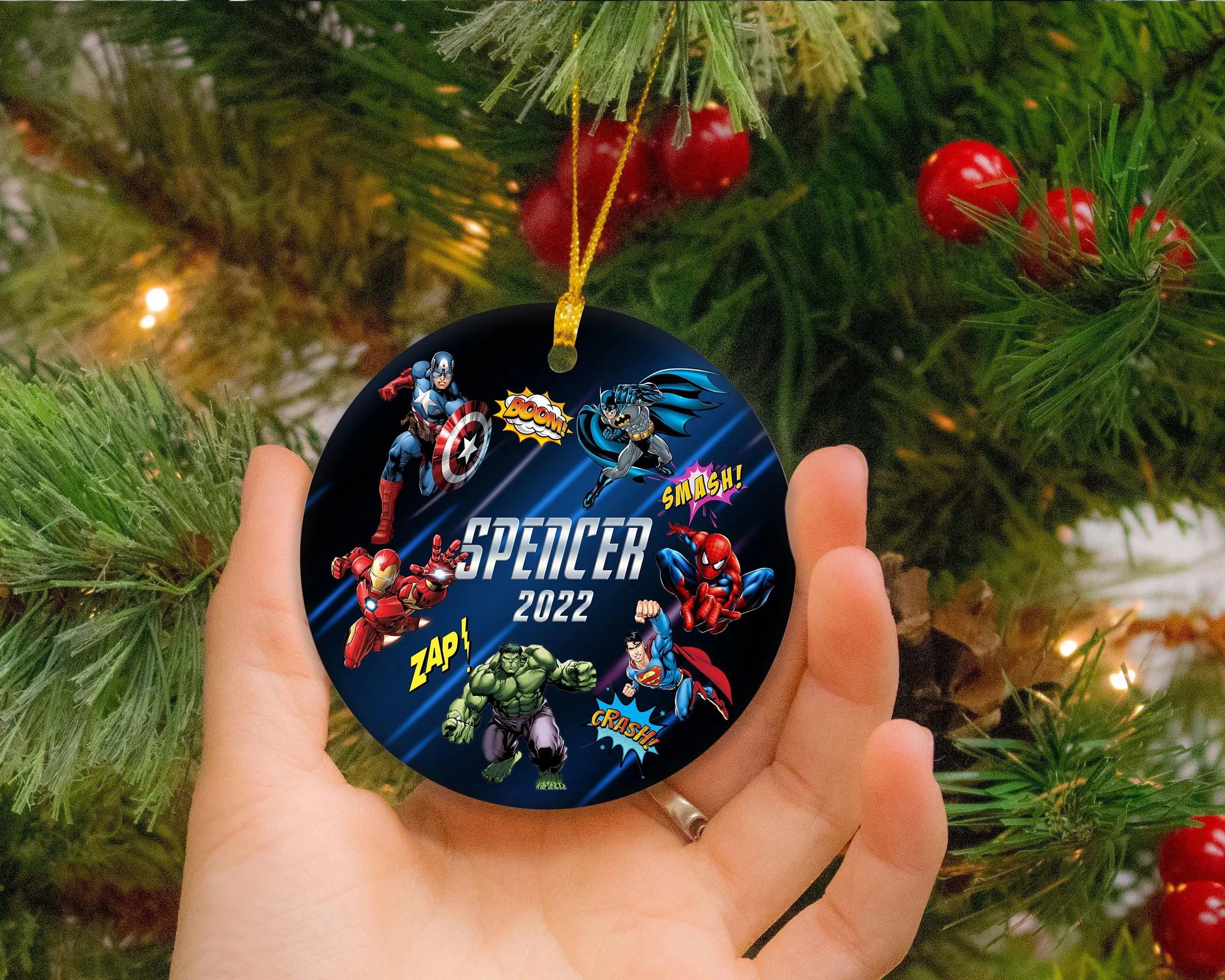 2022 Personalized Christmas Kids Ornament Perfect And Unique Gifts For Family On Christmas Holiday