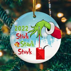 2022 Stink Stank Stunk Gasoline Inflation Gas Price Christmas Ornament Perfect And Unique Gifts For Family On Christmas
