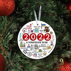 2022 Year In Review Christmas Ornament Decor Perfect And Unique Gifts For Family On Christmas