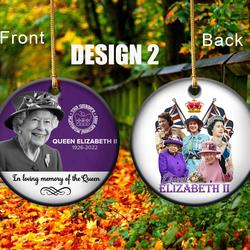Movie Music Queen Elizabeth II Ornament Perfect And Unique Gifts For Family On Christmas Holiday