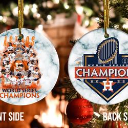 Houston Astros World Series 2022 MLB Champions Ornament Perfect And Unique Gifts For Family On Christmas