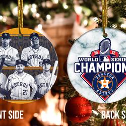 MLB Houston Astros World Series 2022 Champions Ornament Perfect And Unique Gifts For Family On Christmas
