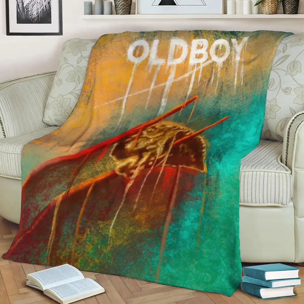 Oldboy Fleece Throw Blanket Meaningful Gift For Halloween Christmas