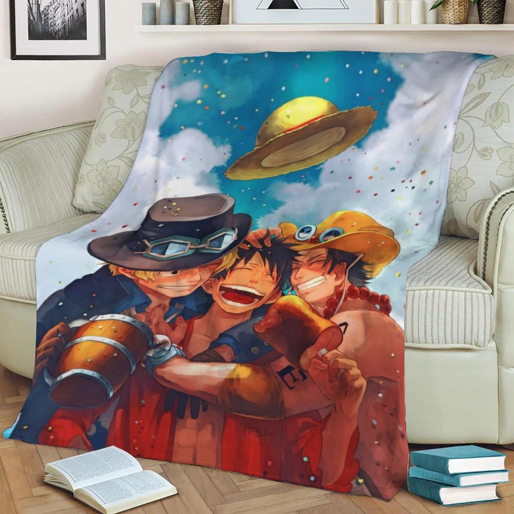 One Piece Fleece Throw Blanket Meaningful Gift For Halloween Christmas