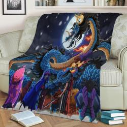 One Piece Fleece Throw Blanket Meaningful Gift For Halloween Christmas