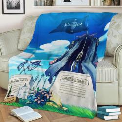 One Piece Fleece Throw Blanket Meaningful Gift For Halloween Christmas