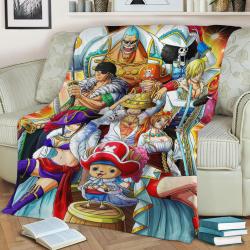 One Piece Fleece Throw Blanket Meaningful Gift For Halloween Christmas