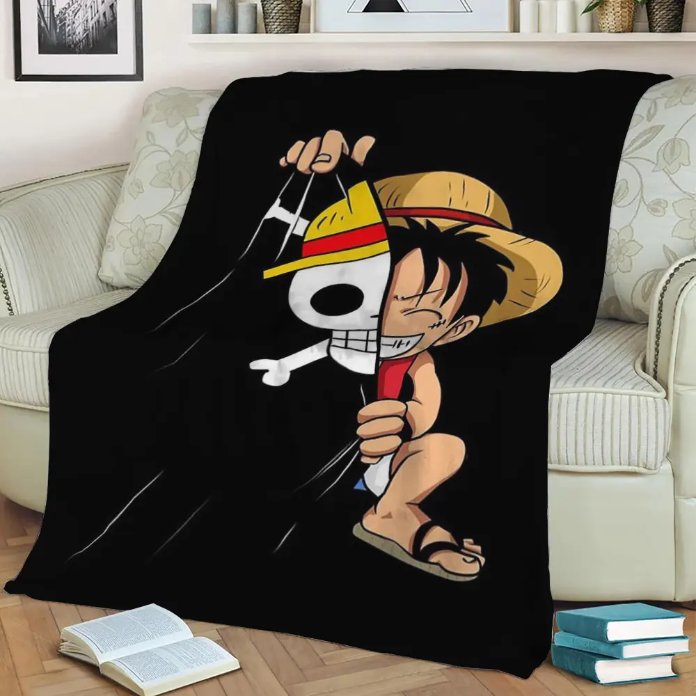 One Piece Fleece Throw Blanket Meaningful Gift For Halloween Christmas