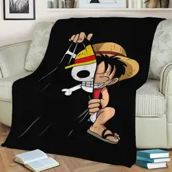 One Piece Fleece Throw Blanket Meaningful Gift For Halloween Christmas