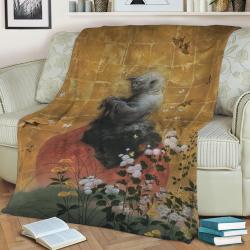 Peace Fleece Throw Blanket Meaningful Gift For Halloween Christmas