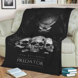 Predator Fleece Throw Blanket Meaningful Gift For Halloween Christmas