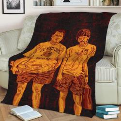 Pulp Fiction Fleece Throw Blanket Meaningful Gift For Halloween Christmas