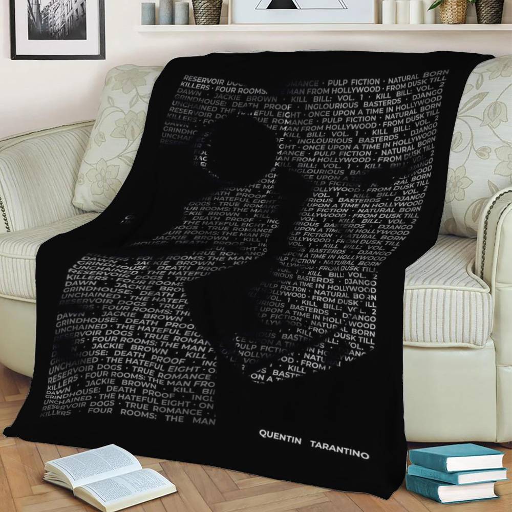 Quentin Tarantino Fleece Throw Blanket Meaningful Gift For Halloween Christmas