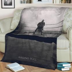 Raging Bull Fleece Throw Blanket Meaningful Gift For Halloween Christmas