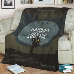 Raiders Of The Lost Ark Fleece Throw Blanket Meaningful Gift For Halloween Christmas