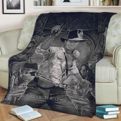 Raiders Of The Lost Ark Fleece Throw Blanket Meaningful Gift For Halloween Christmas