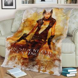 Resident Evil Movie Fleece Throw Blanket Meaningful Gift For Halloween Christmas