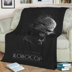 Robocop Fleece Throw Blanket Meaningful Gift For Halloween Christmas