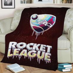 Rocket League Fleece Throw Blanket Meaningful Gift For Halloween Christmas
