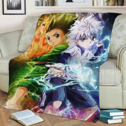 Hunter X Hunter Fleece Throw Blanket Meaningful Gift For Halloween Christmas
