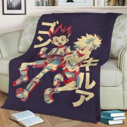 Hunterxhunter Fleece Throw Blanket Meaningful Gift For Halloween Christmas