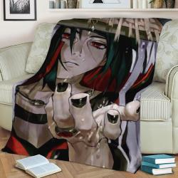 Itachi Uchiha Fleece Throw Blanket Meaningful Gift For Halloween Christmas