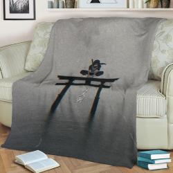 Itachi Uchiha Fleece Throw Blanket Meaningful Gift For Halloween Christmas