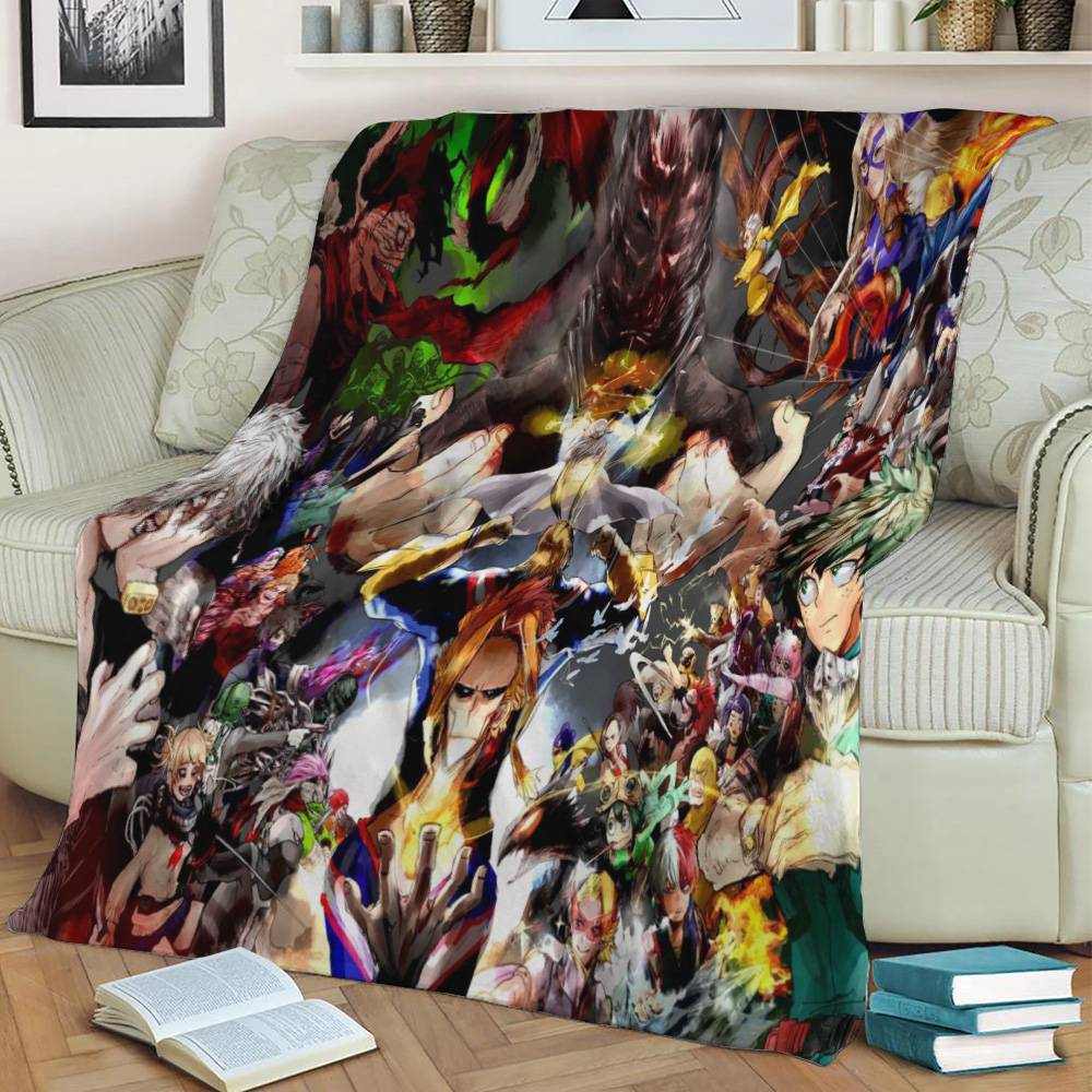 My Hero Academia Fleece Throw Blanket Meaningful Gift For Halloween Christmas