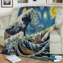 One Piece Fleece Throw Blanket Meaningful Gift For Halloween Christmas