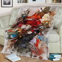Persona 5 Fleece Throw Blanket Meaningful Gift For Halloween Christmas