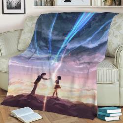 Your Name Fleece Throw Blanket Meaningful Gift For Halloween Christmas