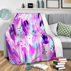 80S Glam Fleece Throw Blanket Meaningful Gift For Halloween Christmas