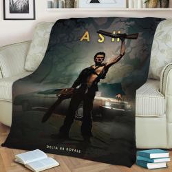 Ash Fleece Throw Blanket Meaningful Gift For Son Halloween Christmas