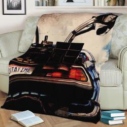 Back To The Future Fleece Throw Blanket Meaningful Gift For Halloween Christmas