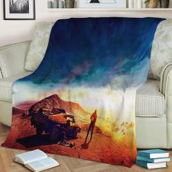 Mad Max Fleece Throw Blanket Meaningful Gift For Halloween Christmas