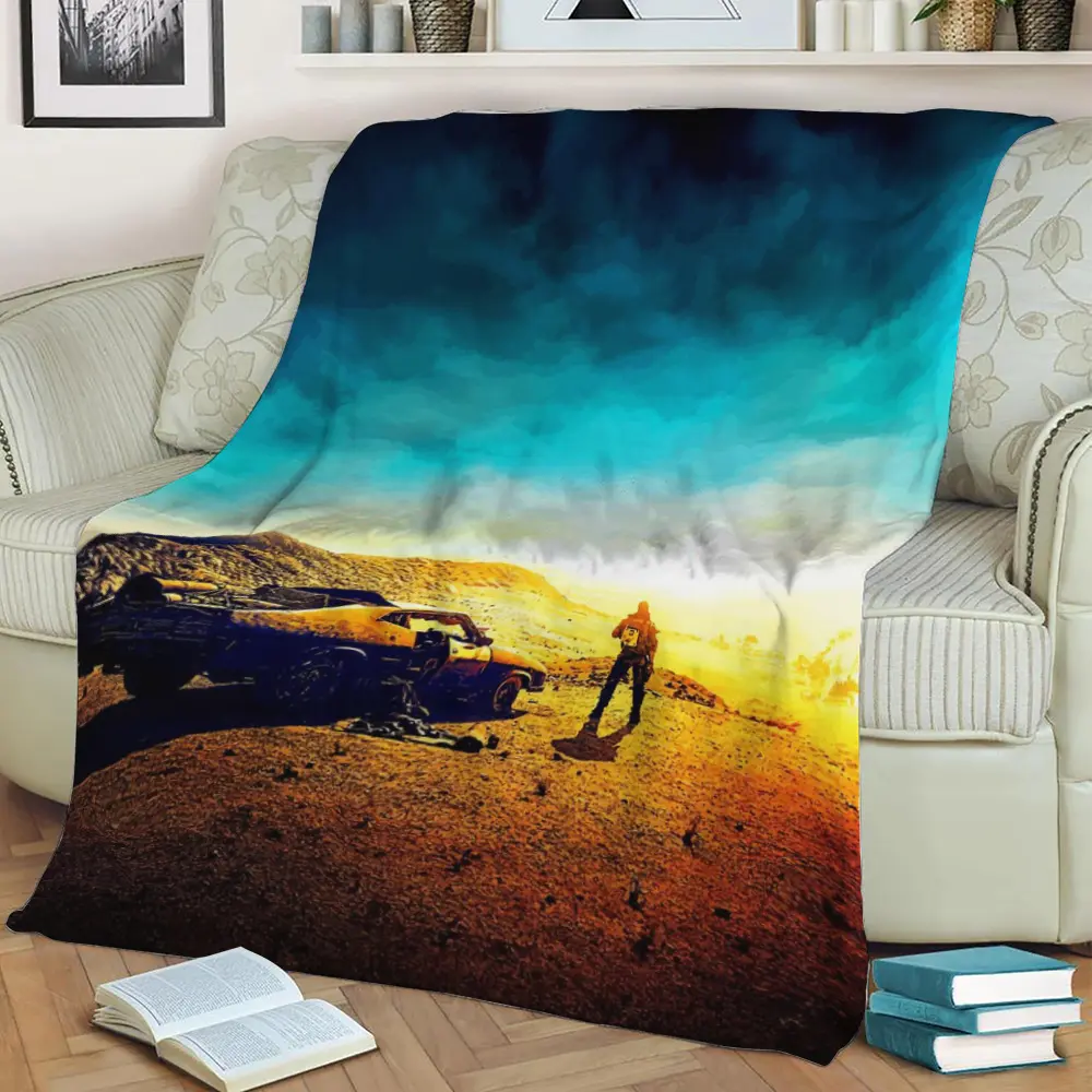Mad Max Fleece Throw Blanket Meaningful Gift For Halloween Christmas